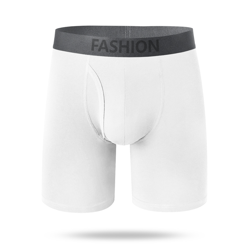 Blanc - boxer long