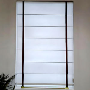 Luxe classiques hôtel décor stores romains 100% rideaux occultants anneau <span class=keywords><strong>gris</strong></span> <span class=keywords><strong>lin</strong></span> chaleur réfléchissant motorisé romain nuances aveugle - Product Image 2