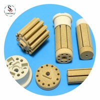 ผู้ผลิตเครื่องทำความร้อน OD57mm C520 cordierite เซรามิค bobbin องค์ประกอบ