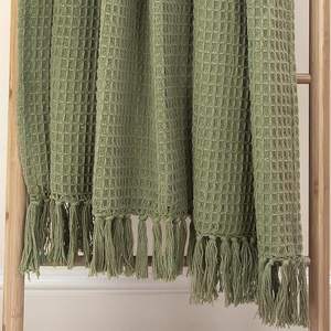 Manta de Color Sólido 100% Algodón, Venta al por Mayor de Fábrica, Alta Calidad, Suave para Todas las Temporadas - Product Image 2