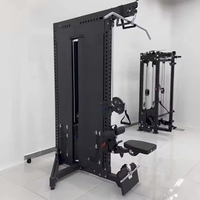 Station de câbles tout-en-un pour les exercices de tirage latéral, de poussée des triceps, de développé couché et de tirage dorsal, équipement de musculation