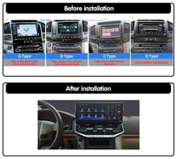 Autoradio Android Krando 16,2 pouces avec GPS pour Toyota Land Cruiser 200 LC200 LC300 2008-2021 LC300 Lecteur DVD de voiture Carplay