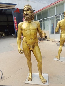 Sculpture de figure grecque en bronze de haute qualité, faite à la main, moulée à la cire perdue, monumentale, 180 cm, 4-6 mm d'épaisseur, personnalisable, en promotion - Product Image 2