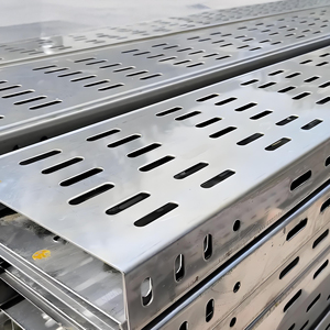 Bandeja Portacables Perforada Galvanizada Ignífuga con Disipación de Calor <span class=keywords><strong>para</strong></span> Edificios Comerciales, Gran Venta de Temporada - Product Image 3