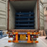 Rampe de chargement hydraulique mobile pour conteneurs, rampe de chargement pour commerce de détail, restaurant, usine de fabrication, 10 à 12 tonnes, acier au carbone