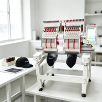 Machine à broder à 2 têtes à haut rendement avec une zone de travail de 360x510 mm pour des créations de motifs dorsaux complexes