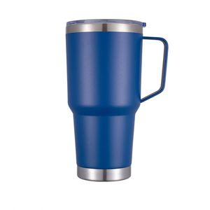 Vaso Térmico de Viaje de 30 oz con Aislamiento de Doble Pared, a Prueba de Fugas, con Recubrimiento en Polvo, con Asa y Tapa Deslizante - Product Image 5