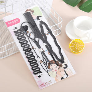 BELLEWORLD-máquina para hacer moños trenzados para salón de belleza, conjunto de herramientas de estilismo para el cabello, 6 uds., venta al por mayor - Product Image 5