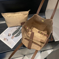 Sac fourre-tout en cuir véritable de luxe léger et de haute qualité avec un design tendance, sac à bandoulière, sac décontracté grande capacité pour femme