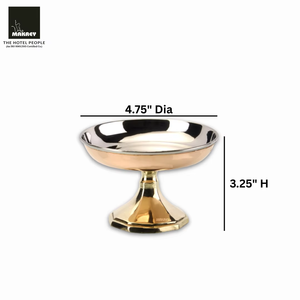 Elegante Tazón de Cobre Ecológico para Servir en Fiestas, Apto para Lavavajillas, Vajilla para Pasteles, Postres y Eventos de Catering - Product Image 2