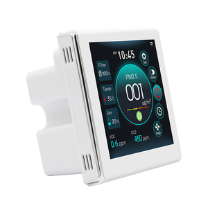 Ac220v 3 tốc độ 4 inch màn hình màu Nhà máy trực tiếp thu hồi nhiệt thông Gió đơn vị năng lượng Hệ thống thông gió điều khiển - Product Image 1