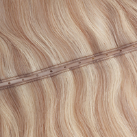 Extensions de cheveux humains vierges russes blonds, volume papillon Invisible Genius, Super Double Drawn, cuticules alignées