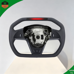 Kit de Mejora Personalizado para el Tesla Model 3 YS X 2021, <span class=keywords><strong>2022</strong></span> y 2023 con un Volante de Cuero Rosa - Product Image 4