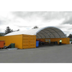 Abri de stockage en tissu PVC à installation rapide pour extérieur, résistant aux vents forts, prix usine - Product Image 5