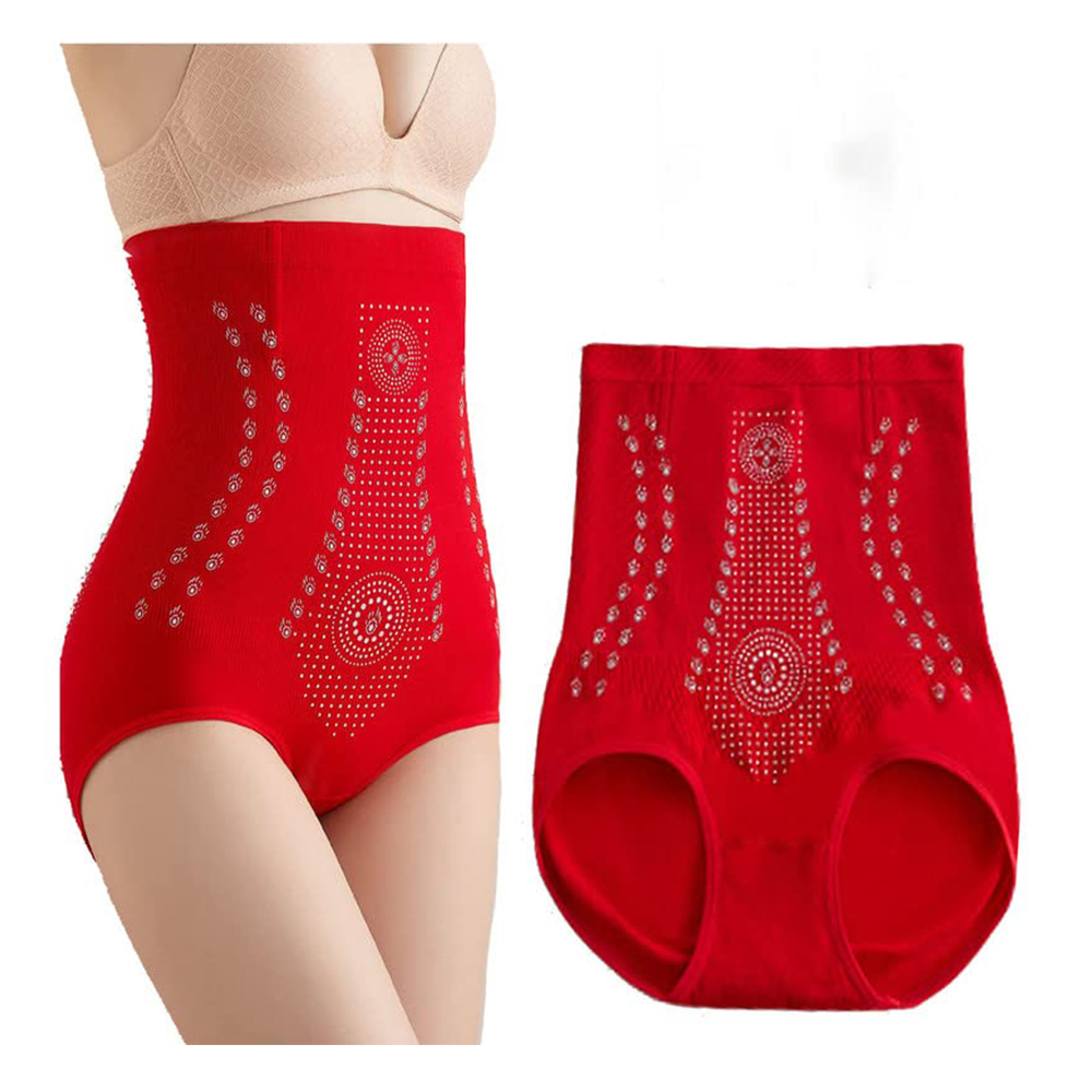 Плюс размер уникальный волокна восстановление Body Shaper излучение в дальнем инфракрасном диапазоне отрицательных ионов кислорода для сжигания жира, которая контролирует живот, нижнее белье с высокой талией