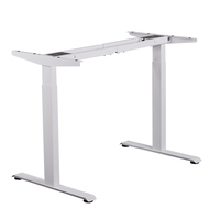 Bureau debout réglable en hauteur à double moteur personnalisé en gros, cadre de bureau électrique, bureau d'ordinateur, table de bureau électrique