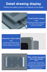 Nhúng 15.6 ''cảm ứng điện dung màn hình PC với IP68/69k không thấm nước công nghiệp màn hình cảm ứng không Quạt Màn Hình Bảng điều chỉnh PC - Product Image 6