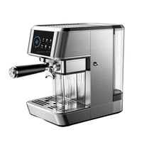 Cafetera Premium de Doble Caldera, Acero Inoxidable, Pantalla Táctil, Portafiltro de 51/58 mm, Espumador de Leche, Semiautomática