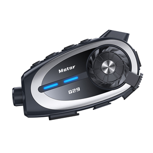 Q29オートバイヘルメットインターホンBTヘッドセット1080P HDワイヤレスカメラ超広角レンズ防水WiFiビデオレコーダー - Product Image 1