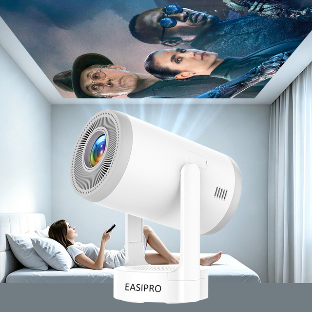 Wholesale High Quality 180 ANSI Lumens 720P 4K Video Decoding 120 Inch Screen Android Auto Focus Keystone Portable Projector