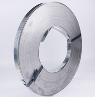 JIS 19 Mét Nhẹ Lạnh Cán Nóng Màu Xanh Đen Màu Xanh Lá Cây Độ Bền Kéo Thép Carbon Mạ Kẽm Band Thép Dải Đóng Gói Đóng Gói Cuộn Dây Giá