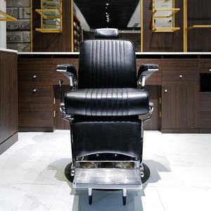 Sillón de Barbería Retro para Hombre, Silla de Peluquería con Elevación para Afeitar y Peinar la Cara - Product Image 2