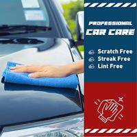 Paños de Microfibra Azules al por Mayor - Paquete de 400, Paños de Limpieza al por Mayor, Toallas de Microfibra para Autos, Paños de Limpieza Azules