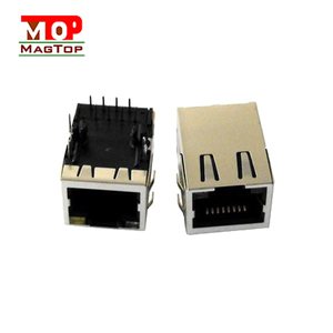 Conector Modular RJ45 Multipuerto 10/100/1000Base-T <span class=keywords><strong>2x1</strong></span>, 10P8C, Blindado EMI, Chapado en Oro - Product Image 6