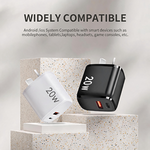 <span class=keywords><strong>Bloc</strong></span> <span class=keywords><strong>chargeur</strong></span> USB C Cantell, <span class=keywords><strong>chargeur</strong></span> mural double port Type C, charge rapide 20W, adaptateur secteur cube pour <span class=keywords><strong>iPhone</strong></span> Samsung, etc. - Product Image 4