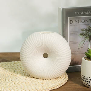 Décor de ferme moderne Vases sur pied en porcelaine <span class=keywords><strong>Vase</strong></span> <span class=keywords><strong>à</strong></span> fleurs <span class=keywords><strong>au</strong></span> <span class=keywords><strong>sol</strong></span> <span class=keywords><strong>Grand</strong></span> <span class=keywords><strong>vase</strong></span> en céramique pour le salon - Product Image 2