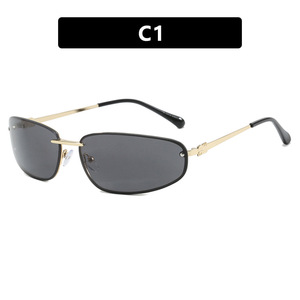 Lunettes de soleil pour femmes UV400 complètes - Style rétro Y2K <span class=keywords><strong>Forme</strong></span> ovale Lentilles roses/grises Ajustement confortable Option personnalisée Faible prix pour les voyages Mode - Product Image 6