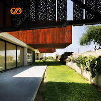 Meilleure vente Panneaux de façade extérieure moderne en acier corten découpé au laser pour murs rideaux Résistant aux produits chimiques Certifié ISO 9001