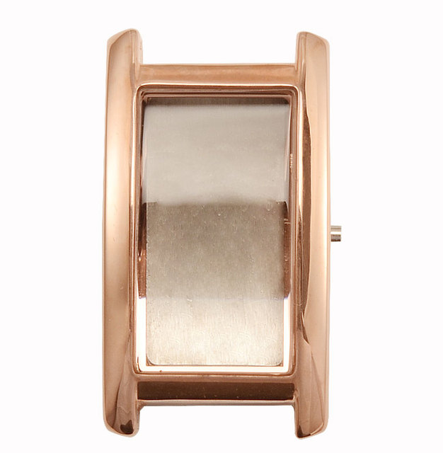 Rectangular Metal Case Ladies Elegant Korean Version Quartz Student Wrist Watch Parts