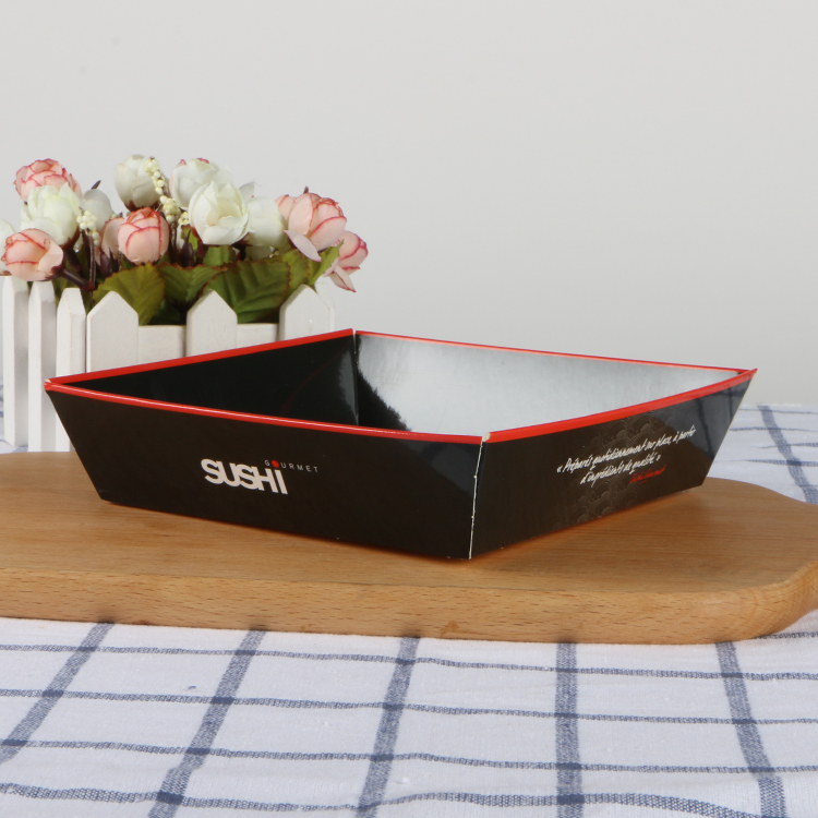 Custom Takeaway Packaging Sushi Tray Disposable Sushi Box