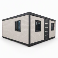 Maison conteneur extensible pour logement temporaire modulaire, espace de vie préfabriqué portable