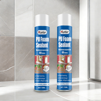 Mousse polyuréthane expansive à séchage rapide 750 ml, imperméable, pour le remplissage des interstices, des fenêtres, des portes et la fixation