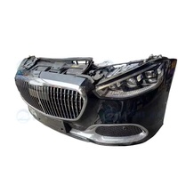 Pour mercedes-benz classe S 220 221 222 223 plaque de pare-chocs avant LED phare pour Benz assemblage accessoires extérieurs