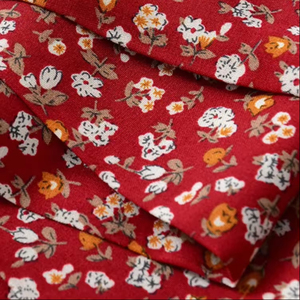 Tessuto floreale in Rayon di viscosa sottile e leggero traspirante per abiti estivi - Product Image 4