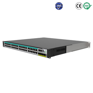 专业24/48端口10G管理型POE/HPOE机架式交换机 VLAN QoS功能 金属外壳 工业电信用途 - Product Image 4