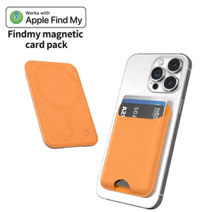 Cartera Magnética de Piel de Gran Venta con Función Rastreador GPS y Soporte “Encontrar <span class=keywords><strong>Mi</strong></span> Banco” para Tarjetas de Identificación, Compatible con MagSafe para iPhone - Product Image 1
