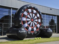Inflables Publicitarios Populares para Alquiler en Fiestas, Juego de Dardos de Fútbol Inflable Grande para Niños y Adultos