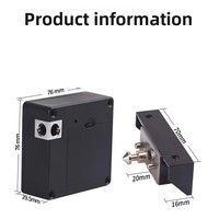Serrure de meuble intelligente RFID invisible et sans clé, déverrouillage par carte via application TTlock/Tuya, pour tiroirs et casiers de mobilier, bureau et maison, 13,56 MHz