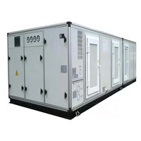 Système HVAC Refroidisseur d'eau réfrigérée Air de retour ou climatiseur d'air frais Unité de traitement d'air AHU pour projet avec pompe à chaleur ou refroidisseur