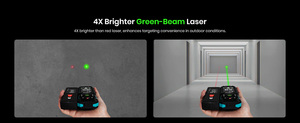Medidor de Distancia Láser <span class=keywords><strong>Digital</strong></span> Portátil MiLESEEY S50 - Product Image 4