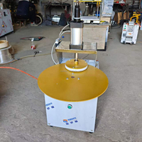 Presse à pâte électrique pneumatique multifonctionnelle, machine à presser les bases de pizza, machine à faire des tortillas, en acier inoxydable, automatique