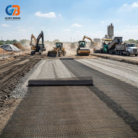 Geogrid Biaxial de PP de 20kN para Estabilización de Caminos y Refuerzo de Suelos, Malla Plástica de Alta Resistencia, Mejor Precio