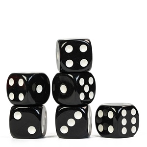 Udixi Customizable 16mm Square Polyhedral <b>Acrylic</b> Dice 6 Color Options with Custom Logo for <b>Board</b>/Card Games - Product Image 6