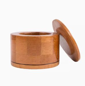 برطمان توابل مطبخ خشبي من الخيزران ، برطمان زيت ملح - Product Image 1