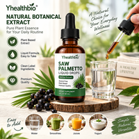 Gouttes liquides de palmier nain, extrait végétal de qualité alimentaire, gouttes liquides, OEM, marque privée, approvisionnement en vrac