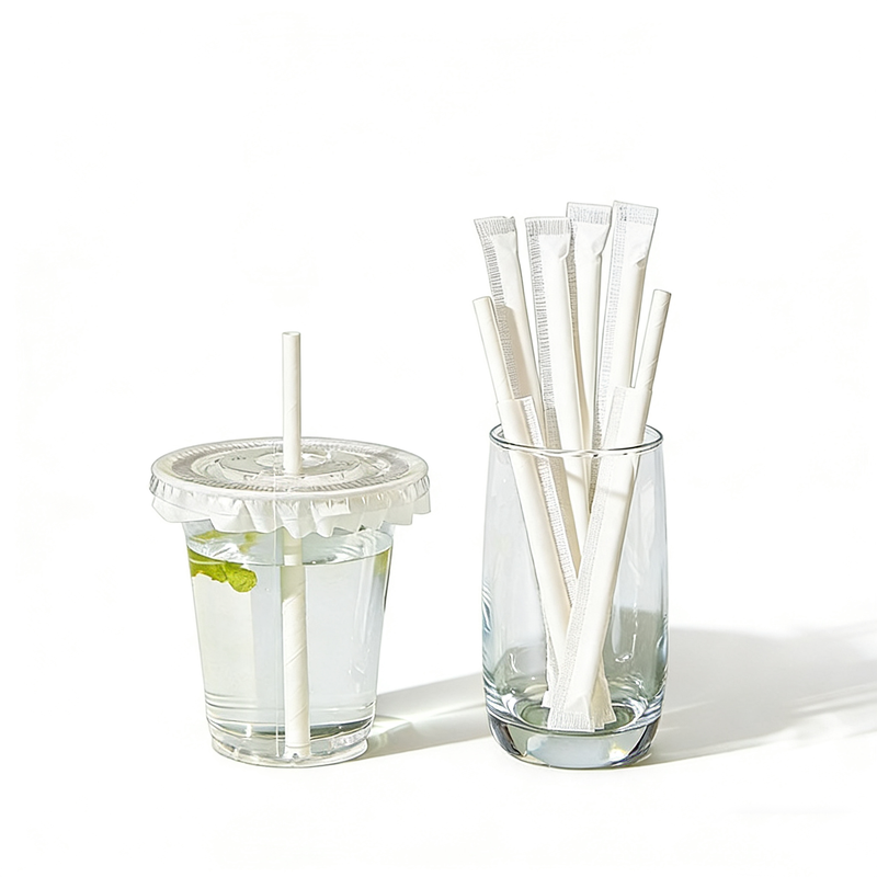 Wholesale Individually Wrapped Kraft Paper Straws